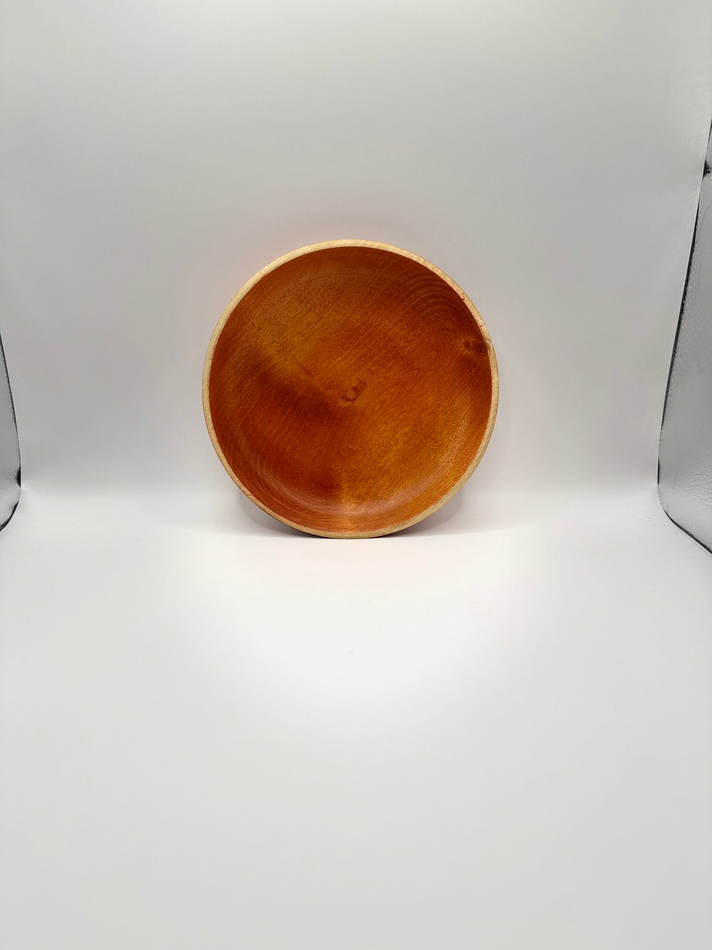 Dreid fat i tre – oransje (16 × 3,5 cm)