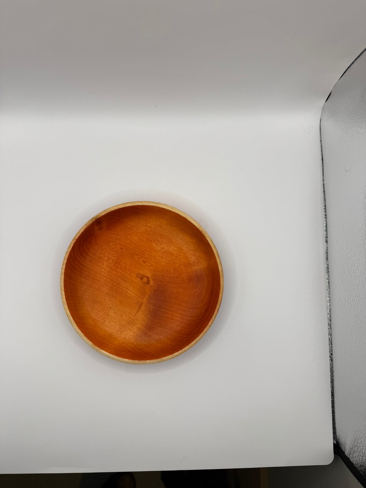 Dreid fat i tre – oransje (16 × 3,5 cm)