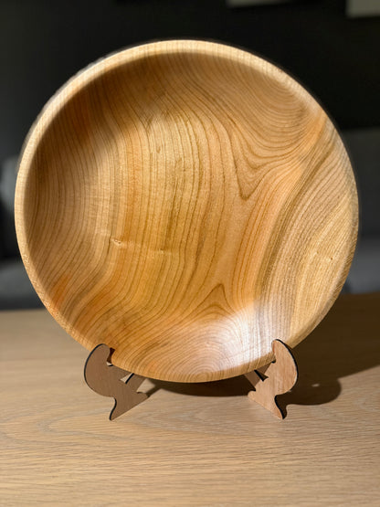 Dreid bruksfat i tre med matsikker bivoks (28 cm)