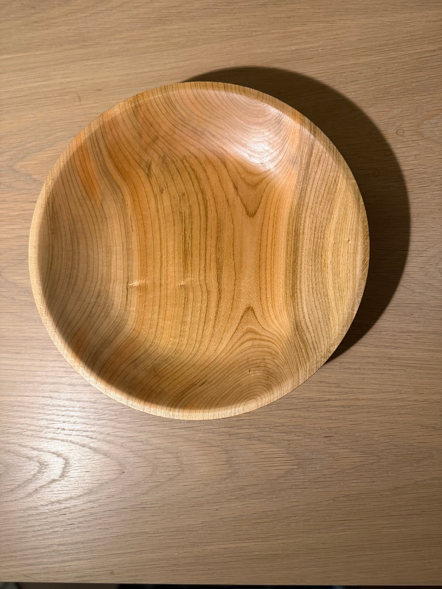 Dreid bruksfat i tre med matsikker bivoks (28 cm)