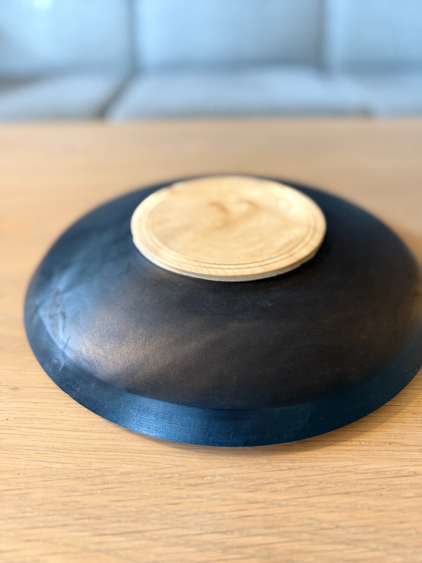 Dreid trefat i natur og ibenholt – 29,5 cm