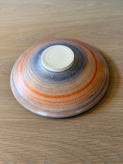 Dreid fat i sycamore med glassfliser og Royal Blue kant – 21,5 cm