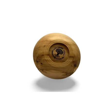 Dreid treskål (150 mm) – håndlaget og matsikker med bivoks